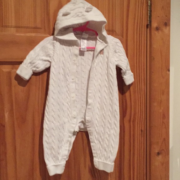 🐶 sz 9 mo cable knit ✅ COTTON worn once EUC - Picture 1 of 7